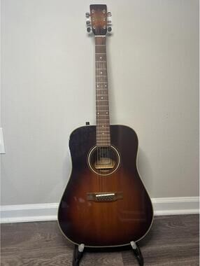 Vintage 70s Korean Alvarez Acoustic Guitar 5070 Sunburst